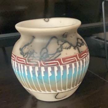 Pride of the Nations - The horsehair ceramic pot in my home - Antiques Near Me - Wabasha, Minnesota Pride of the Nations - The horsehair ceramic pot in my home - Antiques Near Me - Wabasha, Minnesota