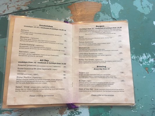 Menu photo 4 Kalaset København K, 84