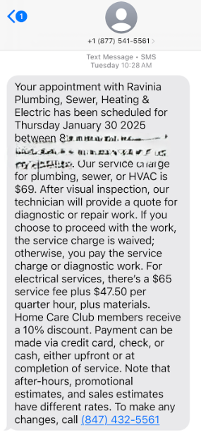 Slide of Ravinia Plumbing