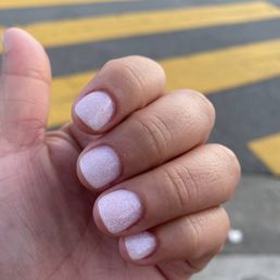 Dip powder on my natural nail