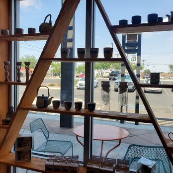 Tippi Teas - Loving the geometric shelving - Coffee & Tea Near Me - El Paso, Texas