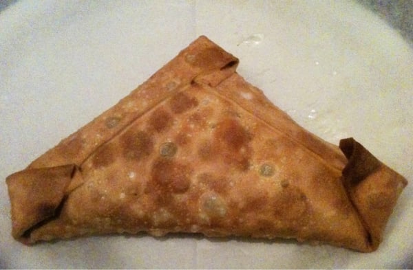 Photo of Dahlak Restaurant - Washington, DC, DC, US. Spinach or lentil sambusa (like samosas) are cheap, tasty, and filling.