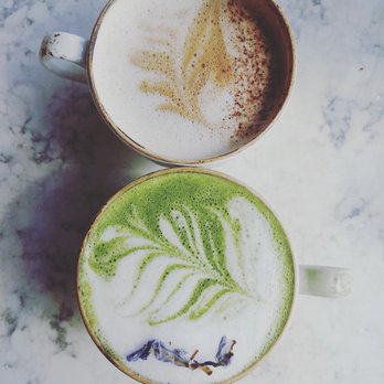 The Moth Cafe - Cinnamon mocha and the matcha Macha magina(?). Was a bit fan of the cinnamon mocha with oat milk. - Vegan Near Me - Edmonton, Alberta The Moth Cafe - Cinnamon mocha and the matcha Macha magina(?). Was a bit fan of the cinnamon mocha with oat milk. - Vegan Near Me - Edmonton, Alberta