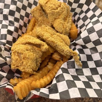 Mom’s House - Red snapper but really catfish and fries since - Waffles Near Me - Bakersfield, California