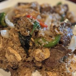 Kaow Thai - Drunken Fried Rice with Chicken and beef