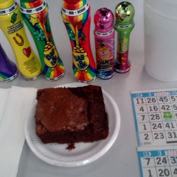 Big Star Bingo - HUGE delicious brownies sold at SNACK BAR - Bingo Halls Near Me - Austin, Texas