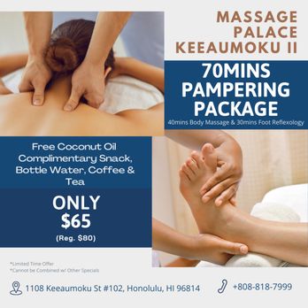 Massage Palace Keeaumoku II - Massage Therapy Near Me - Honolulu, Hawaii Massage Palace Keeaumoku II - Massage Therapy Near Me - Honolulu, Hawaii