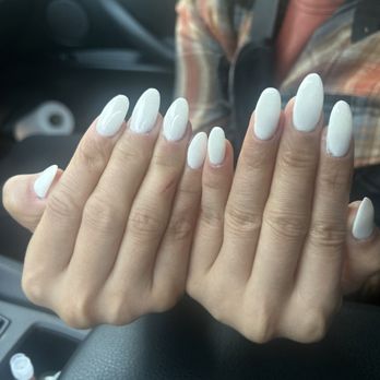 Wow Nails & Spa - Was suppose to be " Dip set with tips almond shape" - Nail Salons Near Me - Palmdale, California Wow Nails & Spa - Was suppose to be " Dip set with tips almond shape" - Nail Salons Near Me - Palmdale, California