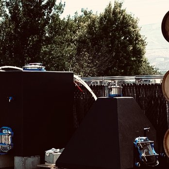Coyote Canyon Winery - triangle shaped fermentation tank for small batch - Wineries Near Me - Prosser, Washington