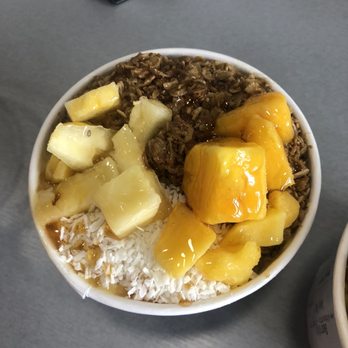 Clean Juice - The Be Happy Bowl with honey - Juice Bars & Smoothies Near Me - Alpharetta, Georgia Clean Juice - The Be Happy Bowl with honey - Juice Bars & Smoothies Near Me - Alpharetta, Georgia