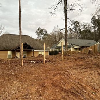 Adkins Tree Professionals - Removing several pine trees so homeowner can create a outdoor fire pit area! - Tree Services Near Me Adkins Tree Professionals - Removing several pine trees so homeowner can create a outdoor fire pit area! - Tree Services Near Me