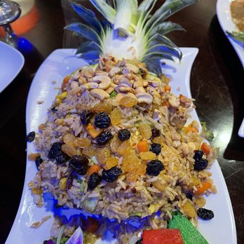 N Thai Palace - Pineapple Fried Rice with Vegetables & Tofu - Thai Near Me - Somerset, New Jersey N Thai Palace - Pineapple Fried Rice with Vegetables & Tofu - Thai Near Me - Somerset, New Jersey
