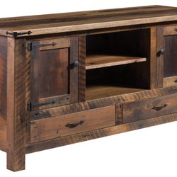 Richmond Home Furnishings - Kimbolton 60" TV Cabinet made from re-claimed Barnwood!