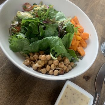 Black Walnut  - Turnip leaves | arugula | butternut squash | tomato | avocado | garlic garbanzo | honey mustard 3/27/21 - New American Near Me - Oklahoma City, Oklahoma