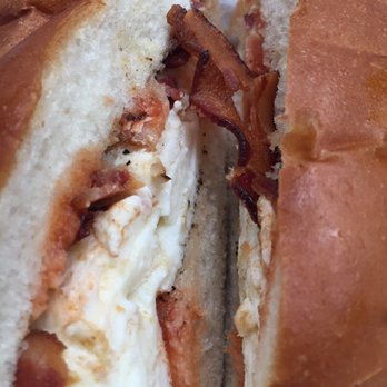 B&G Bagels and Catering - Best breakfast sandwiches around egg white and bacon salt pepper and ketchup - Bagels Near Me - Ramsey, New Jersey B&G Bagels and Catering - Best breakfast sandwiches around egg white and bacon salt pepper and ketchup - Bagels Near Me - Ramsey, New Jersey
