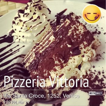 Pizzeria Vittoria - Tiramisu - Pizza Near Me - Venezia, VE Pizzeria Vittoria - Tiramisu - Pizza Near Me - Venezia, VE