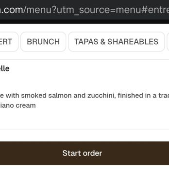 Iron Tail Tavern - Menu screenshot for the Smoked Salmon Tagliatelle - Cocktail Bars Near Me - Buffalo, New York Iron Tail Tavern - Menu screenshot for the Smoked Salmon Tagliatelle - Cocktail Bars Near Me - Buffalo, New York