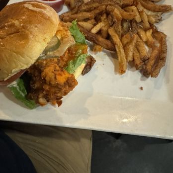 Rascals Tavern - Rascals Buffalo Chicken with French Fries - Bars Near Me - Greensboro, North Carolina