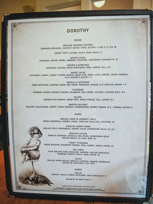 Menu photo 1 Dorothy & Frank's Roanoke, VA Menu photo 1 Dorothy & Frank's Roanoke, VA