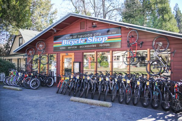 Tour Of Nevada City Bicycle Shop by null