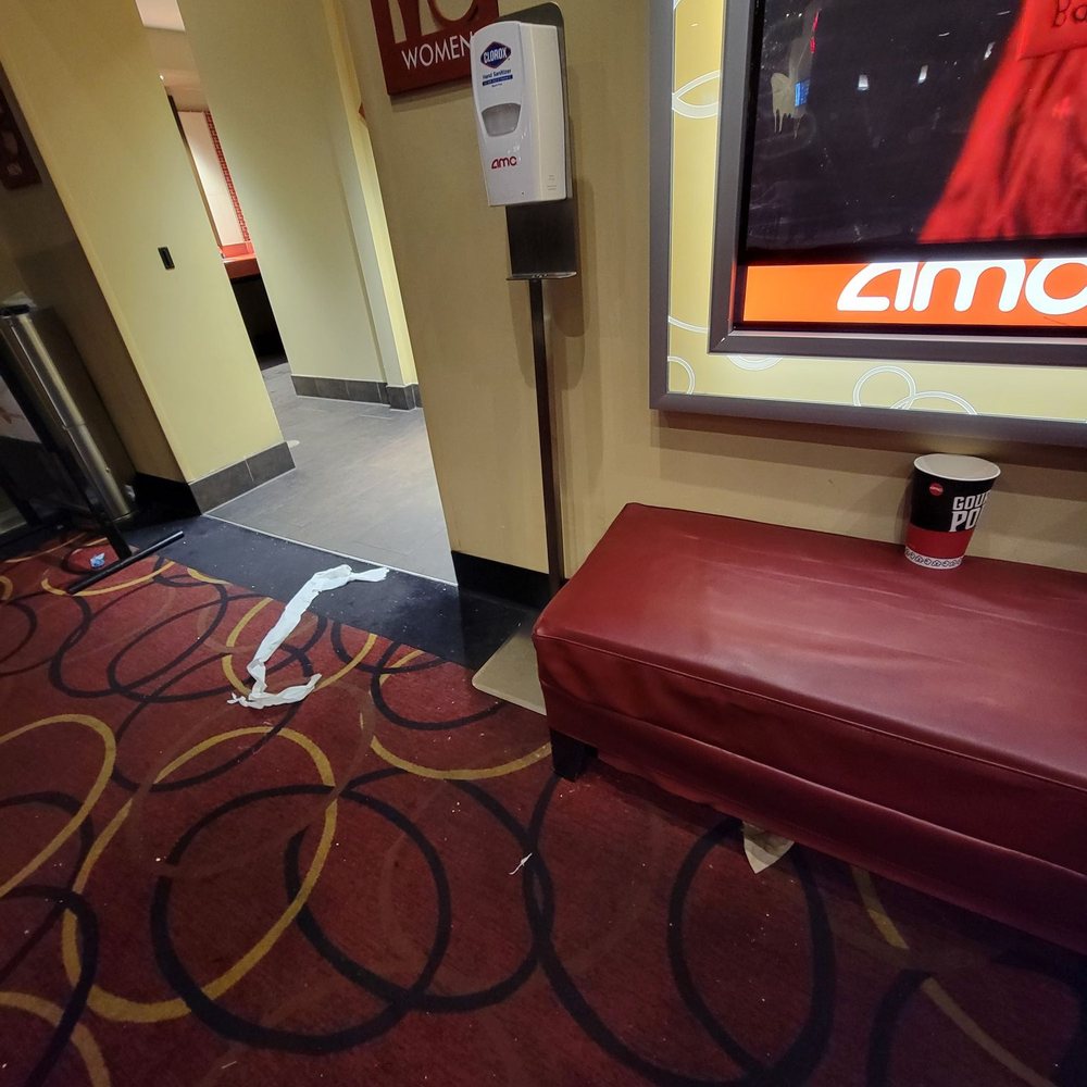 AMC Security Square 8 - Trash left in the lobby - Cinema Near Me - Baltimore, Maryland AMC Security Square 8 - Trash left in the lobby - Cinema Near Me - Baltimore, Maryland