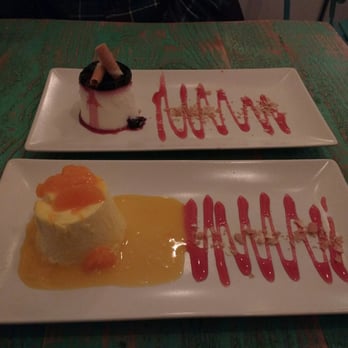 Mal de Amores - Flan de queso y flan de mandarina. - Cocktail Bars Near Me - Madrid, M