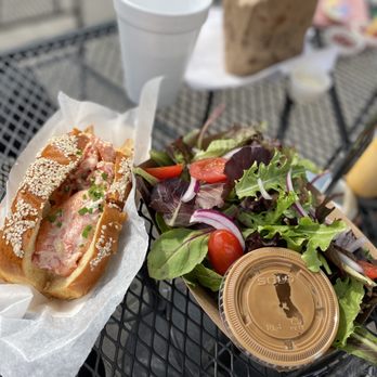 The Dutchess Biercafe - Lobster roll and half salad - Beer Bar Near Me - Fishkill, New York