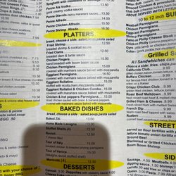 Roswell Apizza Center - Menu