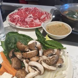 Cal Shabu - Large Choice Beef Ribeye and Veggies