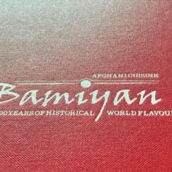 Bamiyan - Menu