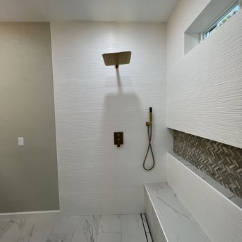 Pacific Bay Construction - After photo. Open shower. - General Contractors Near Me - Walnut Creek, California Pacific Bay Construction - After photo. Open shower. - General Contractors Near Me - Walnut Creek, California