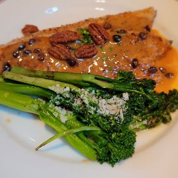 Mike's American - Pecan Crusted Trout - American Near Me - Springfield, Virginia Mike's American - Pecan Crusted Trout - American Near Me - Springfield, Virginia