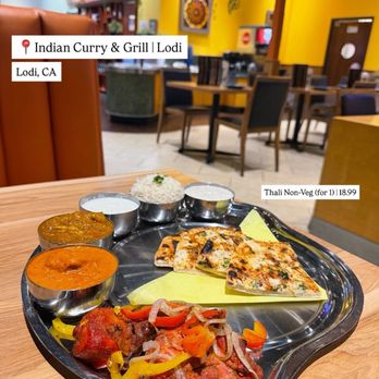 Indian Curry and Grill - Non Veg Thali Non Veg Thali (For 1) - Indian Near Me - Lodi, California