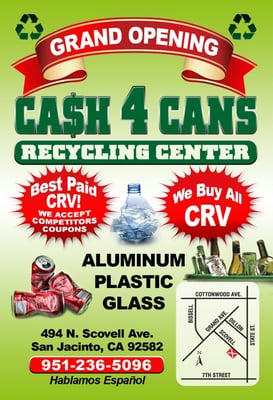 CASH 4 CANS RECYCLING CENTER - Updated July 2025 - 36 Reviews - 494 N ...