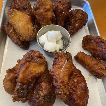 Bonchon Pleasanton - Half&half medium combo - Chicken Wings Near Me - Pleasanton, California Bonchon Pleasanton - Half&half medium combo - Chicken Wings Near Me - Pleasanton, California