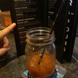 Bloody Mary are amazing from bartender Bloody Mary are amazing from bartender