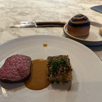 Maass - Steak with Japanese sweet potato sauce was replaced - Wine Bars Near Me - Fort Lauderdale, Florida Maass - Steak with Japanese sweet potato sauce was replaced - Wine Bars Near Me - Fort Lauderdale, Florida