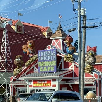 Frizzle Chicken Cafe - Building - Breakfast & Brunch Near Me - Pigeon Forge, Tennessee Frizzle Chicken Cafe - Building - Breakfast & Brunch Near Me - Pigeon Forge, Tennessee