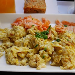 Paus'K - oeufs brouillés saumon
