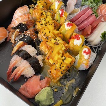 Baben Sushi - A1 - Sashimi, Sushi, and Maki tray ($42) - Sushi Bars Near Me - Markham, Ontario