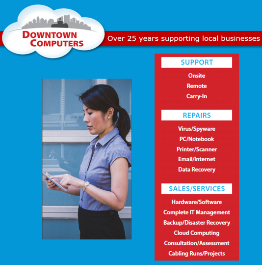DOWNTOWN COMPUTERS IT Services & Computer Repair 413 E Broad St