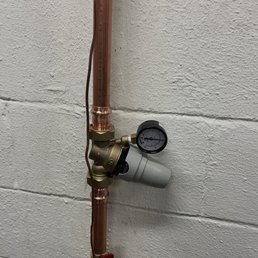 New pressure releasing valve and main water shutoff New pressure releasing valve and main water shutoff