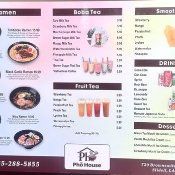 Pho House - Menu - Vietnamese Near Me - Slidell, Louisiana Pho House - Menu - Vietnamese Near Me - Slidell, Louisiana