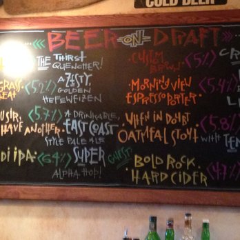 Outer Banks Brewing Station - the blackboard of available beer - Seafood Near Me - Kill Devil Hills, North Carolina Outer Banks Brewing Station - the blackboard of available beer - Seafood Near Me - Kill Devil Hills, North Carolina