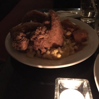 Melba's Restaurant - Fried chicken wings with mac and cheese and yams - Southern Near Me - New York, New York Melba's Restaurant - Fried chicken wings with mac and cheese and yams - Southern Near Me - New York, New York
