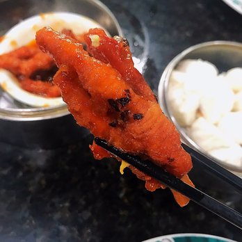 Ming's Bistro - Close-Up Spicy Chicken Feet- Huge! - Dim Sum Near Me - Orlando, Florida Ming's Bistro - Close-Up Spicy Chicken Feet- Huge! - Dim Sum Near Me - Orlando, Florida