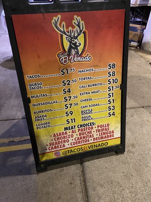 Menu photo 5 Tacos El Venado Los Angeles, CA Menu photo 5 Tacos El Venado Los Angeles, CA