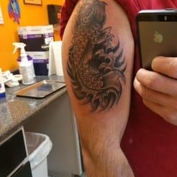 Koi fish done by Erin! Koi fish done by Erin!