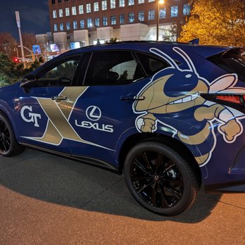 Georgia Tech - Georgia Tech Lexus SUV parked outside McCamish Pavilion for the men's basketball game against Northeastern on December 2, 2022. - Colleges & Universities Near Me - Atlanta, Georgia