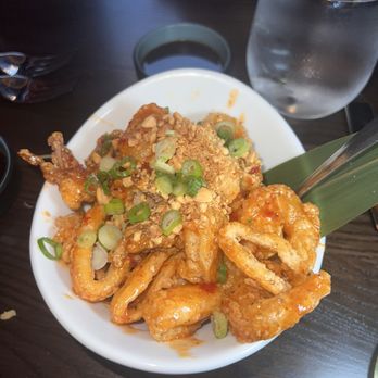 The Chas - Kung Pao Calamari & Shrimp - Asian sweet chili, peanuts, scallions - American Near Me - Smithtown, New York